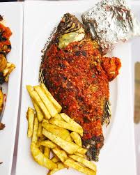 Grilled Fish and Chips