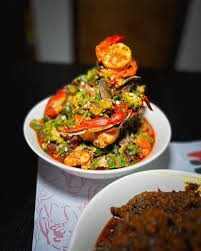 Seafood Okro Delight