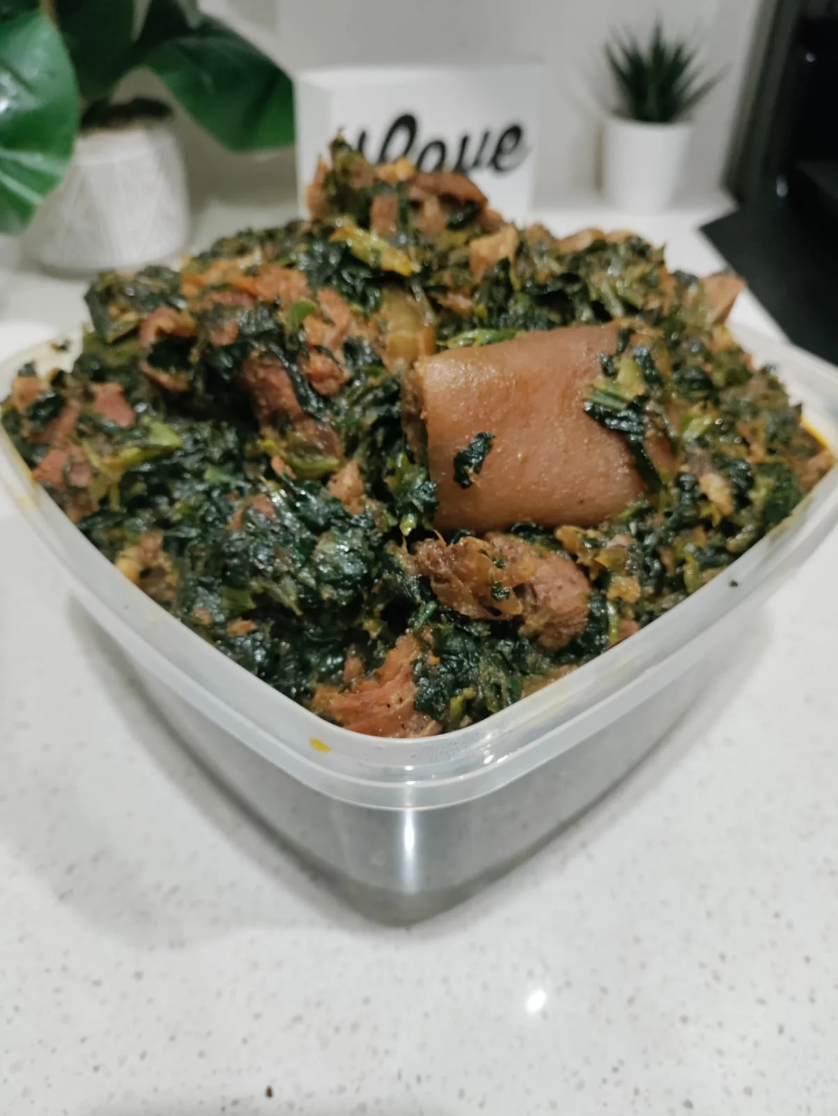 Vegetable Soup with Goat Meat